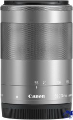 Canon EF-M 55-200mm f/4.5-6.3 IS STM (Silver)