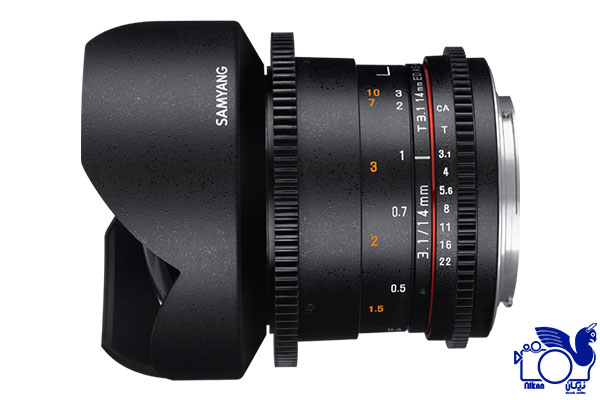 فروش لنز سامیانگ Samyang 14mm T3.1 VDSLR ED AS IF UMC II برای دوربین کانن